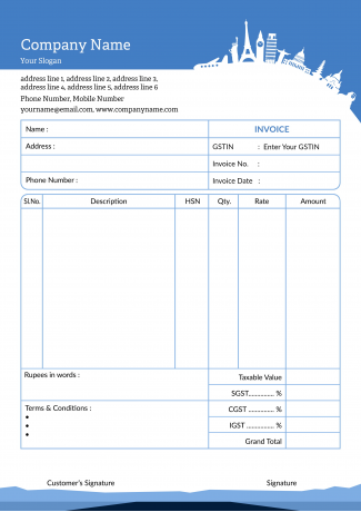 Travel Agency Bill Book Travel Agency Bill Book