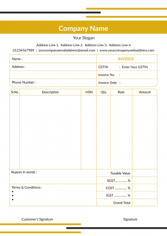 Library Bill Book