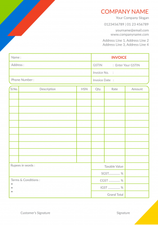 Colorful Bill Book Colorful Bill Book
