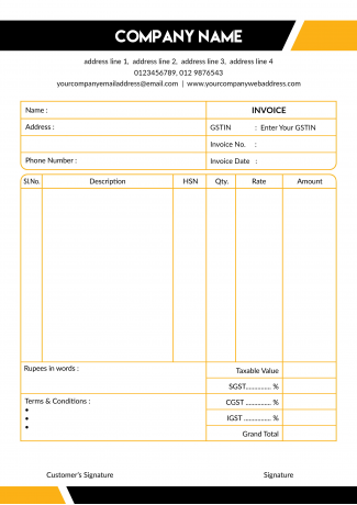 Black And Yellow Bill Book Black And Yellow Bill Book