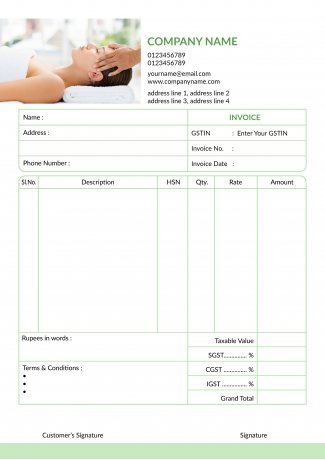 Light Green Bill Book Light Green Bill Book