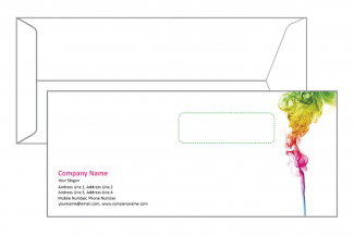 Premium Paint Shop Envelope Design Premium Paint Shop Envelope Design