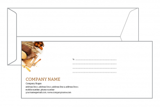 Bakery  Envelope Design Bakery  Envelope Design