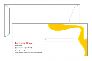 Paint Shop Envelope Design
