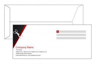 Tailor Shop Envelope Design Tailor Shop Envelope Design