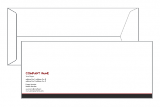 Red And Grey Envelope