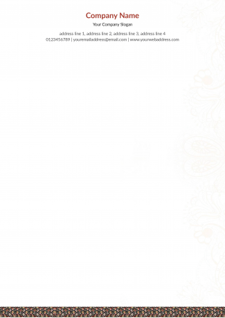 Florist Letterhead Design Florist Letterhead Design