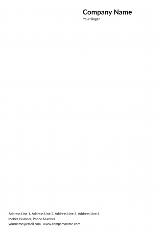 Premium Letterhead Design Premium Letterhead Design