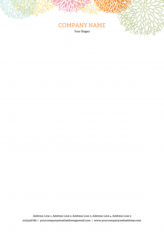 Florist Letterhead