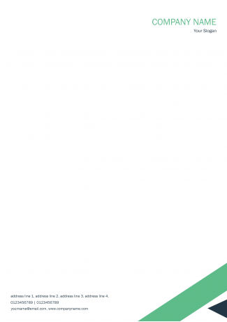 Secretary Letterhead Secretary Letterhead