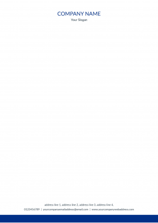 Dark Blue Letterhead Dark Blue Letterhead