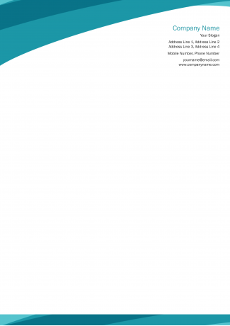 Aqua Letterhead Aqua Letterhead