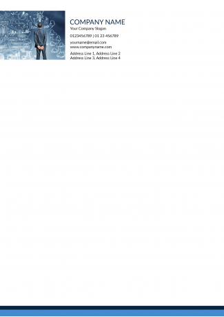 Blue And White Notepad