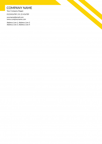 Yellow and Black Notepad