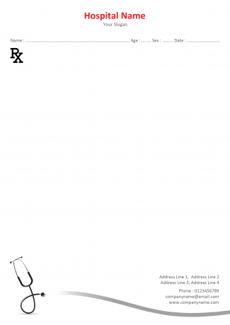Surgeon Prescription Pad Design Surgeon Prescription Pad Design