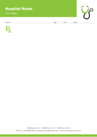 Premium Prescription Pad Design Premium Prescription Pad Design