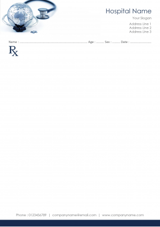 General Prescription Pad Design General Prescription Pad Design