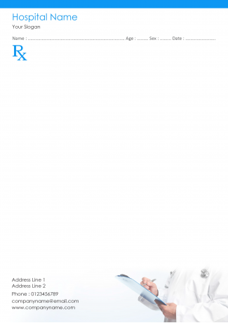 Doctor's Prescription Pad Design Doctor's Prescription Pad Design