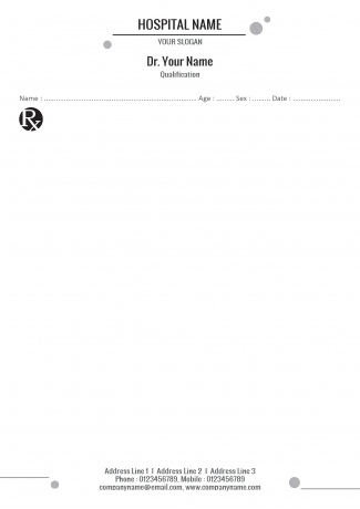 Simple Prescription Pad Design Simple Prescription Pad Design