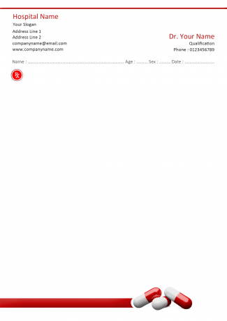 Simple Prescription Pad Design Simple Prescription Pad Design