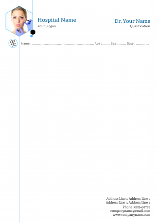 Skin Specialist Prescription Pad Design Skin Specialist Prescription Pad Design