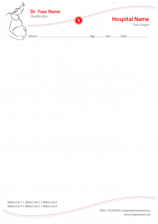 Baby Care Hospital Prescription Pad Design Baby Care Hospital Prescription Pad Design