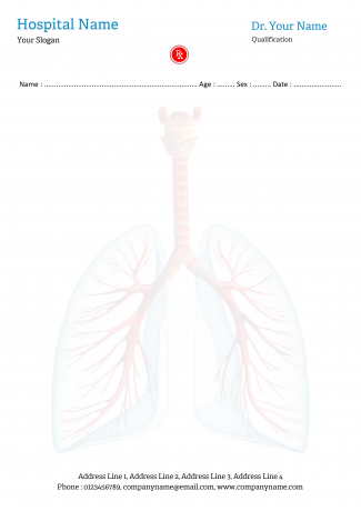 Pulmonologist Prescription Pad Design Pulmonologist Prescription Pad Design
