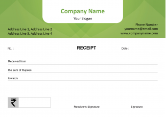 Premium  Receipt Design Premium  Receipt Design