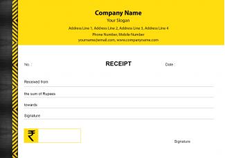 Professional Receipt Design Professional Receipt Design