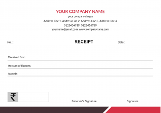 Simple Receipt Design Simple Receipt Design