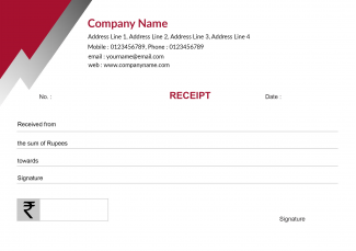 Premium Receipt Design Premium Receipt Design