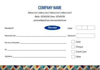 Abstract  Receipt Design Abstract  Receipt Design