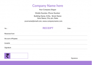 Professional Receipt Design Professional Receipt Design