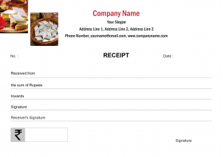 Sweet Shop Receipt Design Sweet Shop Receipt Design