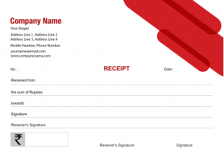 Professional Receipt Book Professional Receipt Book