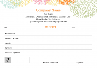 Florist Receipt Book Florist Receipt Book