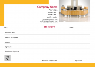 Yellow Receipt Book Yellow Receipt Book