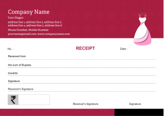 Garment Receipt Book Garment Receipt Book