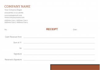 personalized Receipt Book personalized Receipt Book