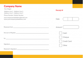 Academy Receipt Book Academy Receipt Book