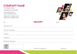 Pink Aand Green Receipt Book Pink Aand Green Receipt Book