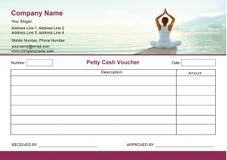 Yoga  Voucher Design Yoga  Voucher Design