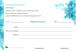 Abstract Voucher Design Abstract Voucher Design