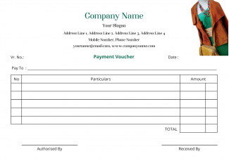 Fashion Designer Voucher Design Fashion Designer Voucher Design