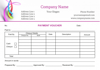 Automobiles Voucher Design Automobiles Voucher Design