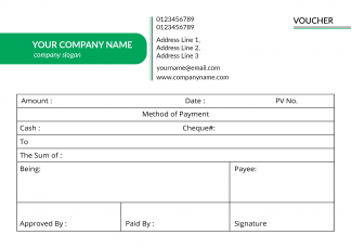 Management Voucher Design Management Voucher Design