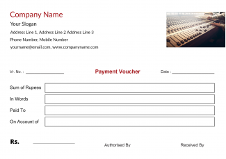 Musician Voucher Design Musician Voucher Design