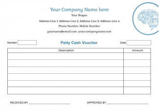 Computer Spare parts Voucher Design Computer Spare parts Voucher Design