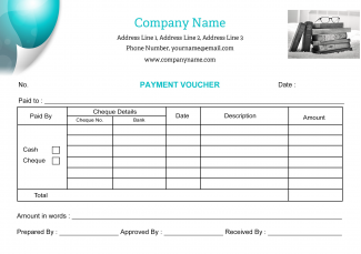 Book Shop Voucher Design Book Shop Voucher Design