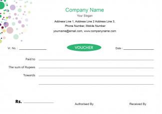 Classic  Voucher Design Classic  Voucher Design